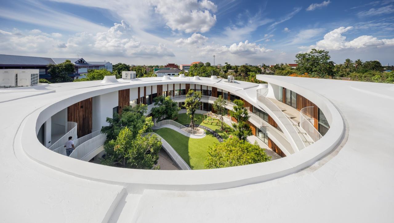 BIM建筑|泰国曼谷充满童趣的幼儿园空间 / Plan Architect