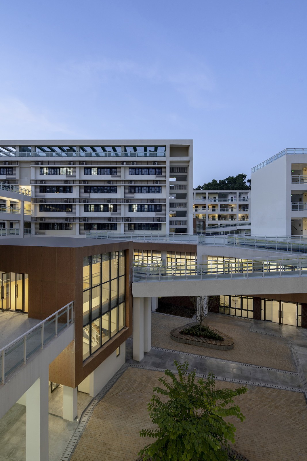 BIM建筑|深圳光明新区凤凰学校 / 深圳大学建筑设计研究院“钟中+钟波涛”工作室