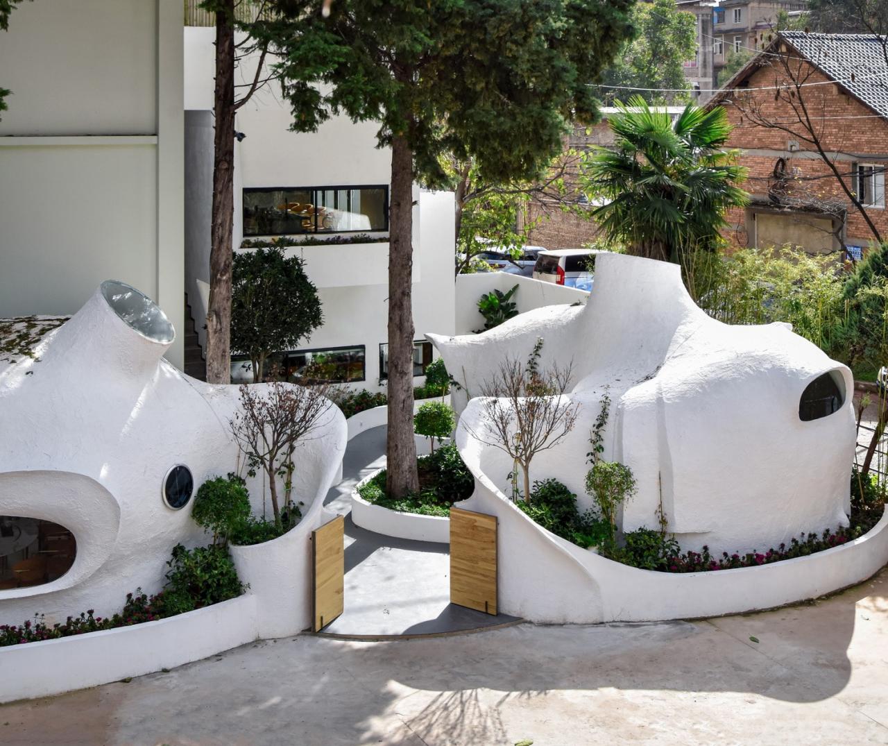 BIM建筑|梦回童年：长空茶语 / 长空创作