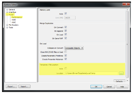 BIM技巧|navisworks爆内存了怎么办？在 Navisworks 中执行各种任务/进程时出现内存不足消息