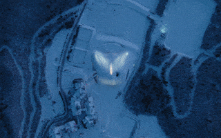 BIM建筑| 雪山下的帐篷 | MAD设计亚布力企业家论坛永久会址建成