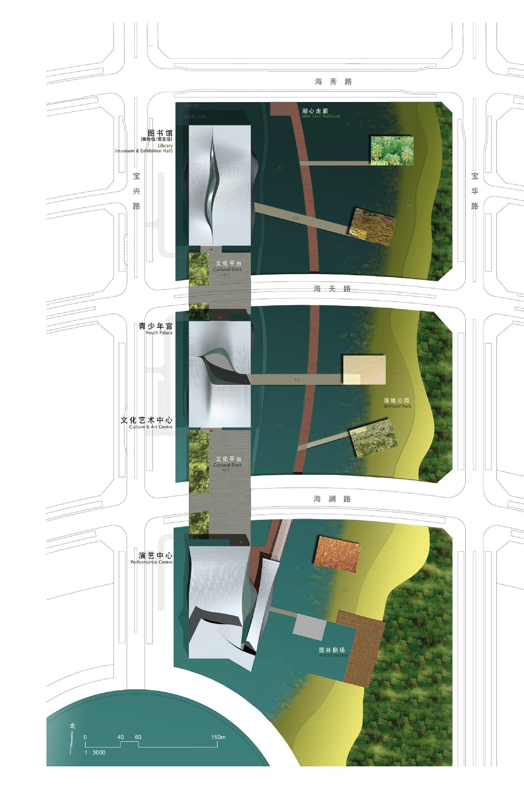 BIM建筑|深圳宝安文化区演艺中心 / 严迅奇建筑师事务所