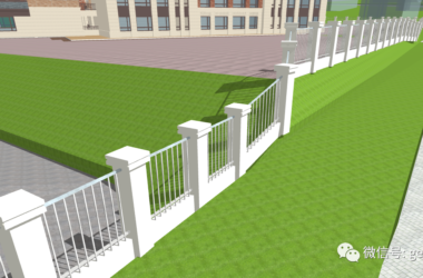 BIM问答|ArchiCAD小技巧：应用栏杆工具在ArchiCAD里做起伏地形围墙-BIM建筑网