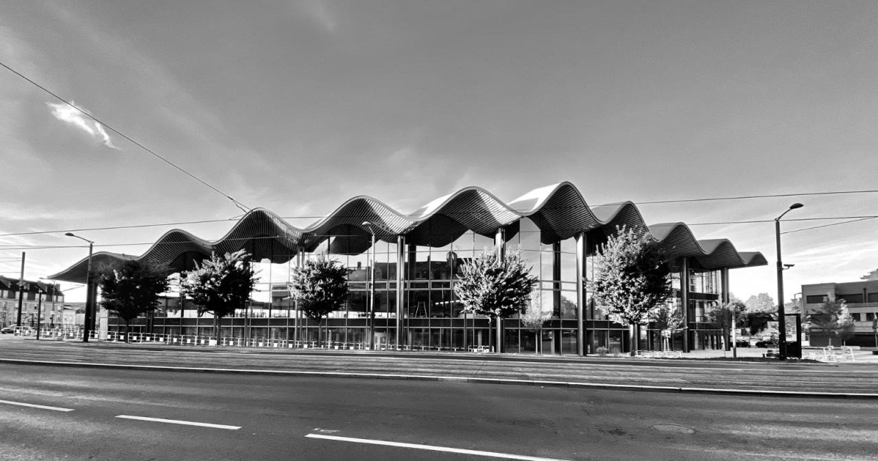 BIM建筑|波浪形屋面，UCPA大兰斯体育场 / Marc Mimram