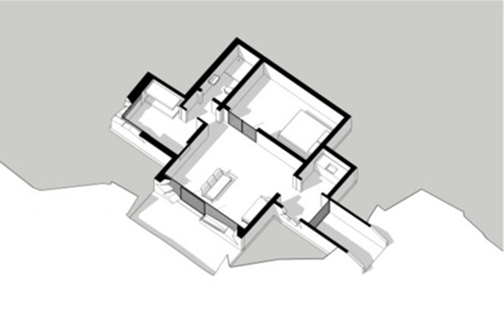 BIM建筑|利普顿·普兰特将掩体改造成度假屋