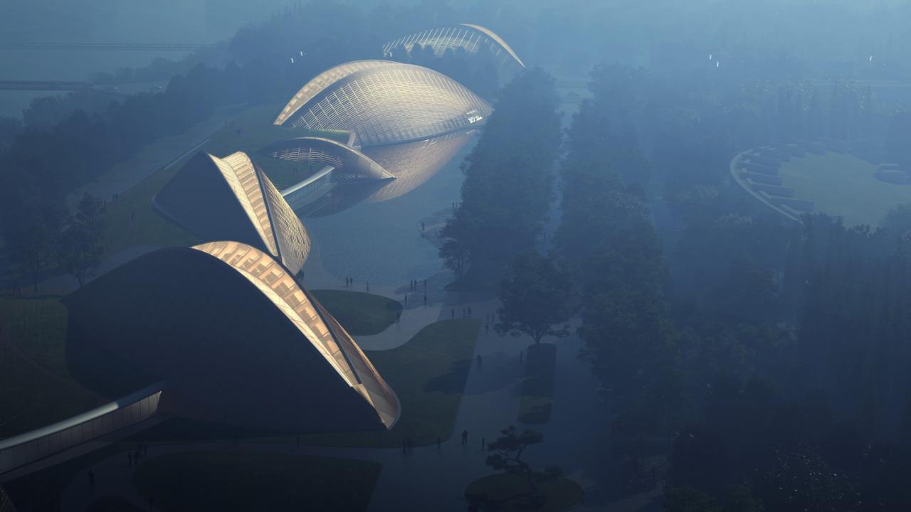 BIM建筑|三星堆博物馆新馆设计方案“三星堆之睛” / MAD