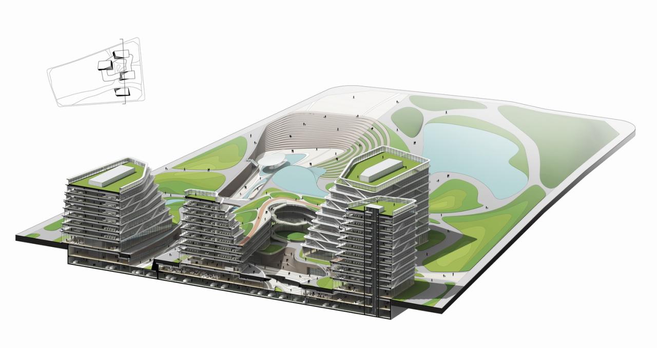 BIM建筑|西山智谷——北京协同创新园 / CAA建筑事务所