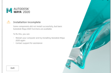 BIM技巧|Maya安装失败解决办法：安装Maya 时显示“安装不完整”-BIM建筑网