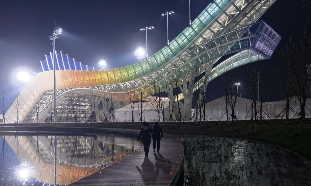 BIM建筑|首钢滑雪大跳台中心 / 清华大学建筑设计研究院