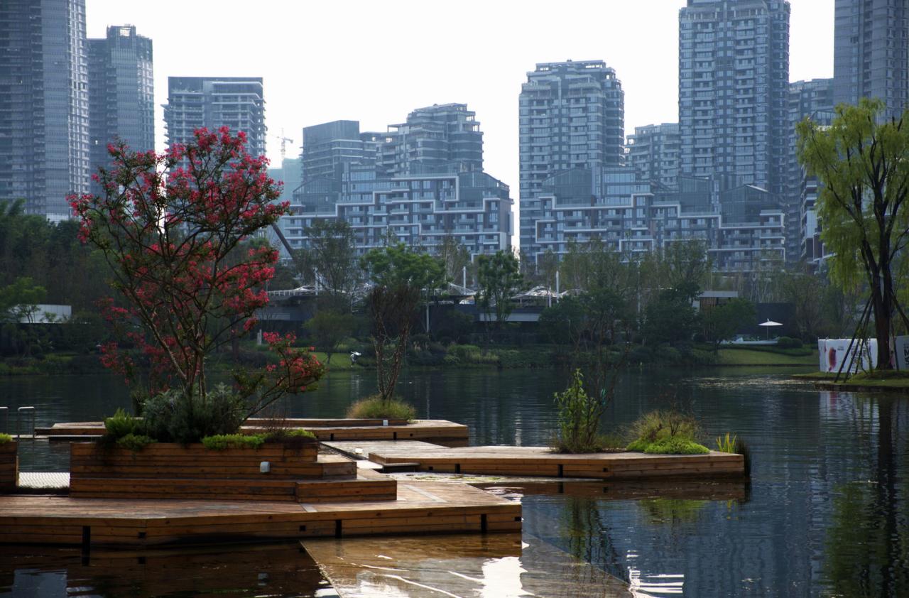 BIM建筑|成都麓湖天空浮岛 / unarchitecte