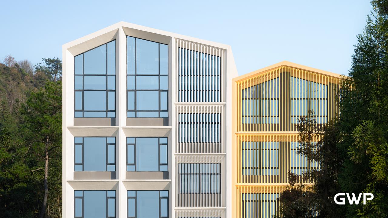 BIM建筑|临风展翼，载梦启航——临安风之谷国际营地 / GWP