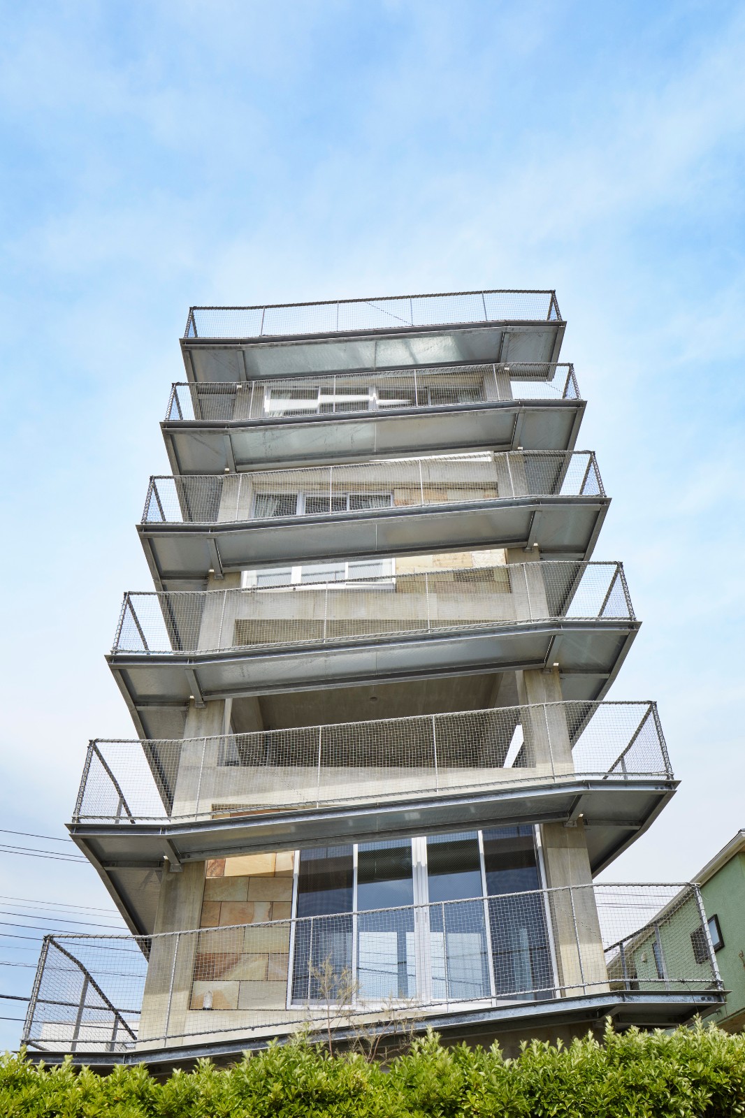 BIM建筑|坡道环绕建筑，鹄沼-Y之家/ KANIUE