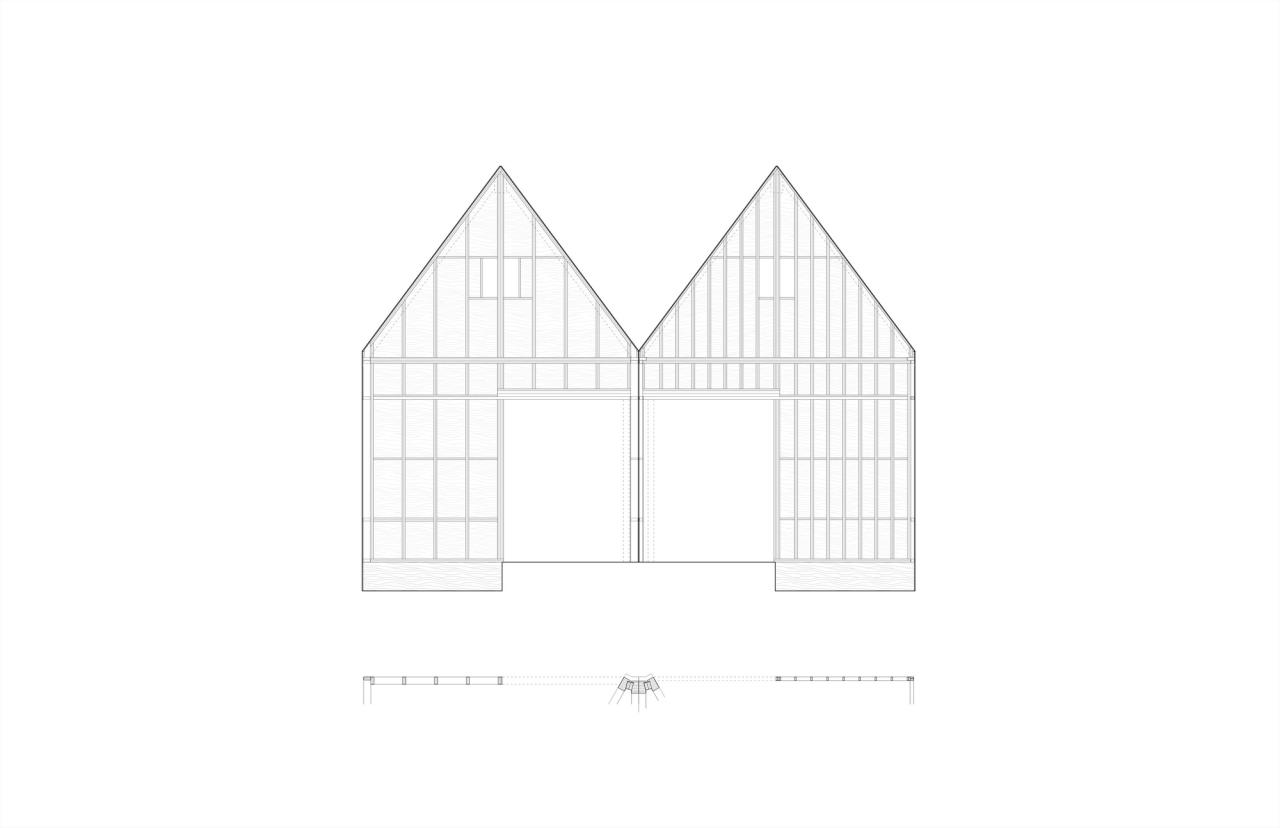 BIM建筑|布鲁日双联画展亭 / PARA