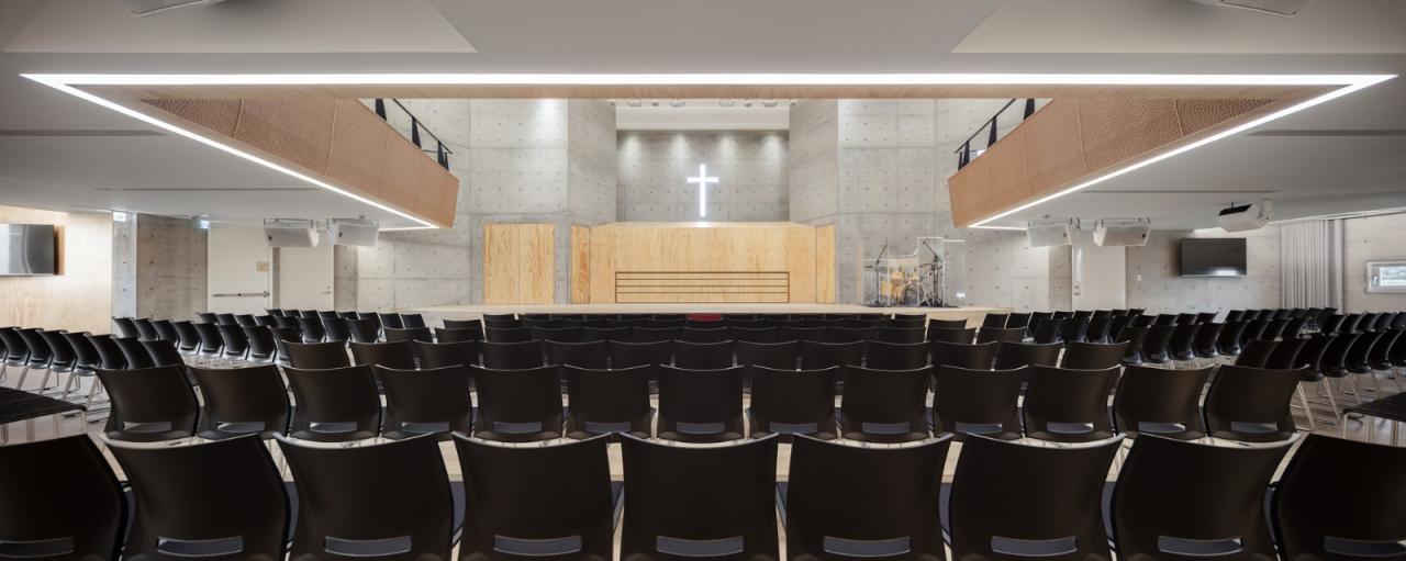 BIM建筑|垂直教堂，淡江教堂 / Behet Bondzio Lin Architekten