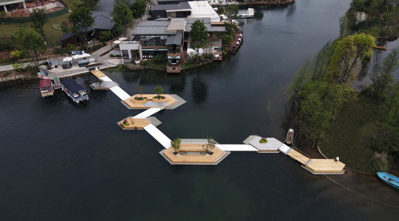 BIM建筑|成都麓湖天空浮岛 / unarchitecte