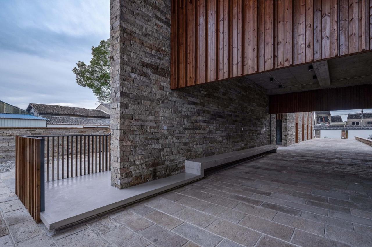 BIM建筑|小伍份村文化礼堂 / 园舍建筑景观