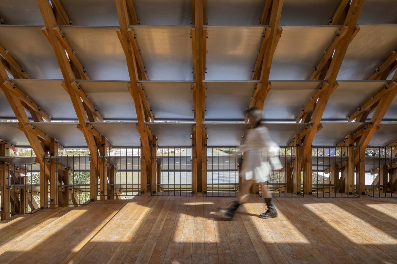 BIM建筑|古劳水乡木桥 / 罗宇杰工作室