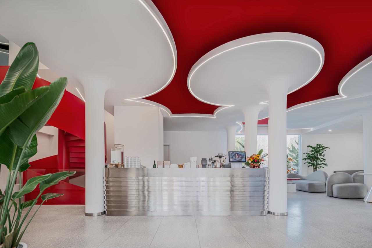 BIM建筑|白马涧龙池景区休闲餐吧 / 平介设计