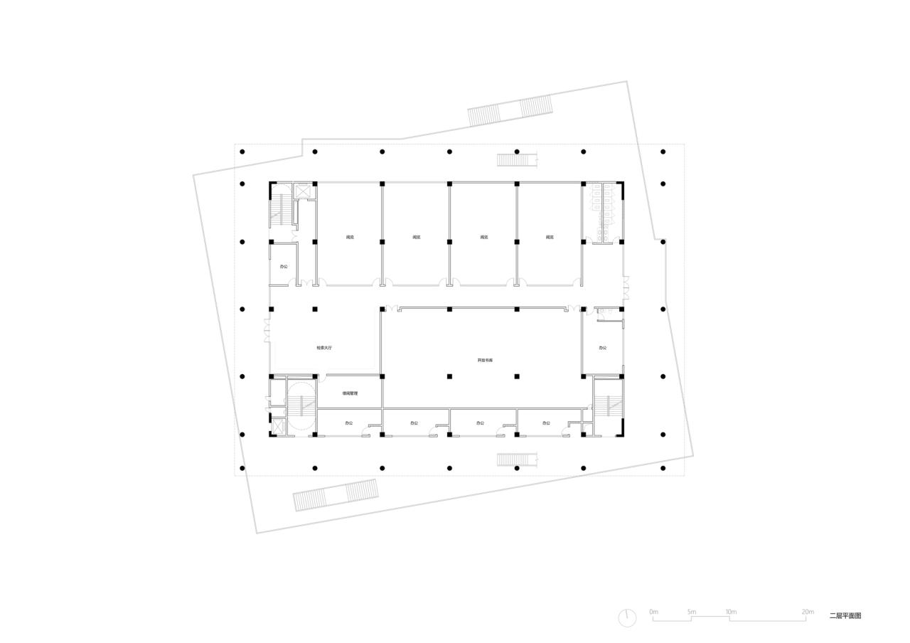 BIM建筑|宜黄一中综合楼 / 以靠建筑