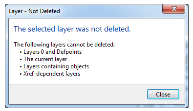 BIM技巧|CAD怎么删除图层？无法在 AutoCAD 中删除图层要怎么办？