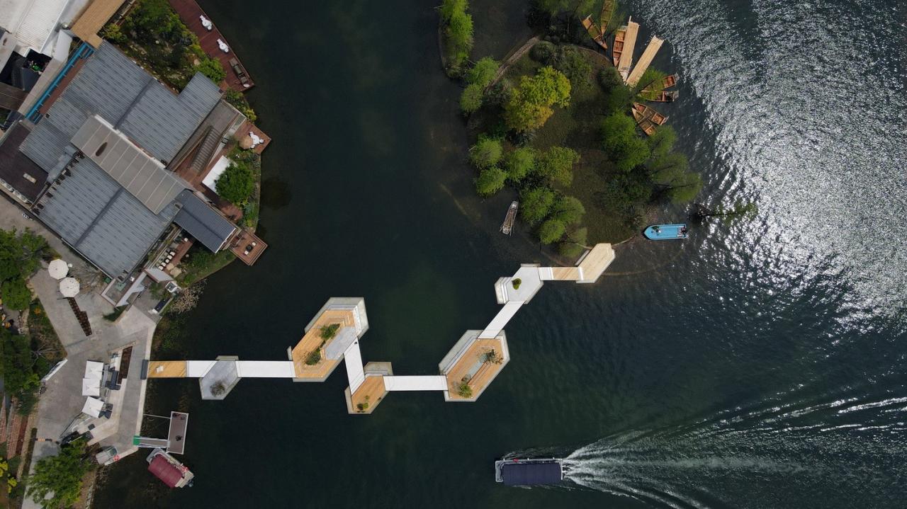 BIM建筑|成都麓湖天空浮岛 / unarchitecte