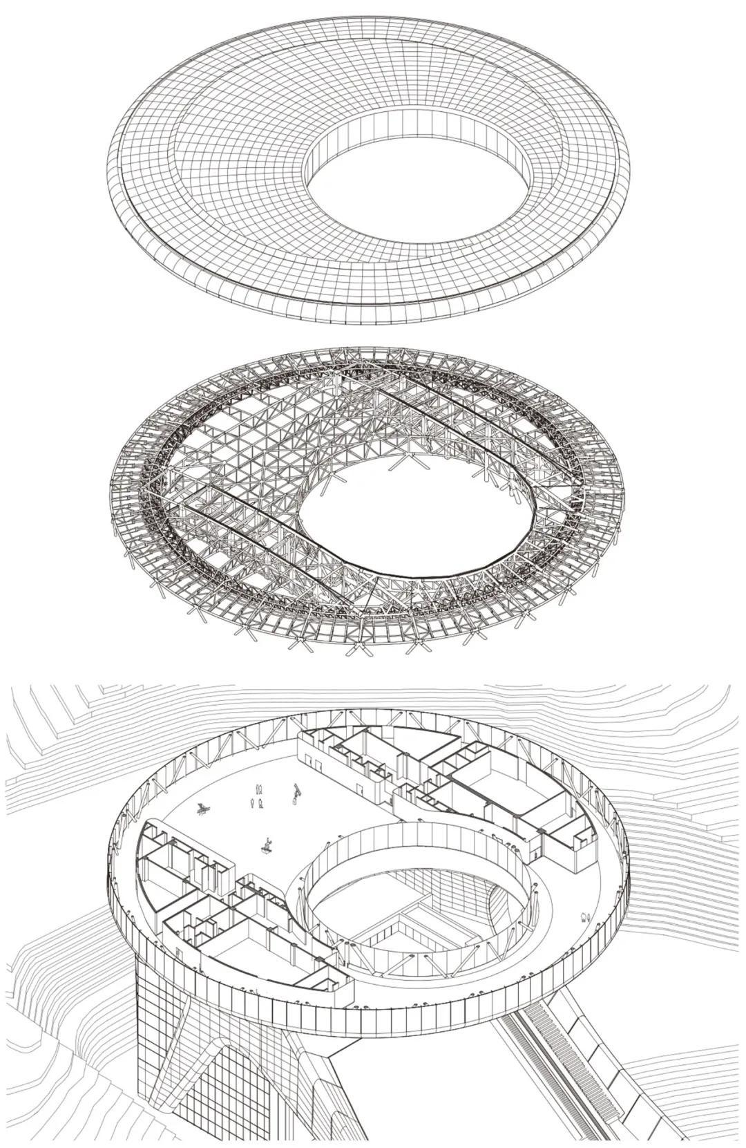 BIM建筑|国家跳台滑雪中心 / THAD 清华大学建筑设计研究院