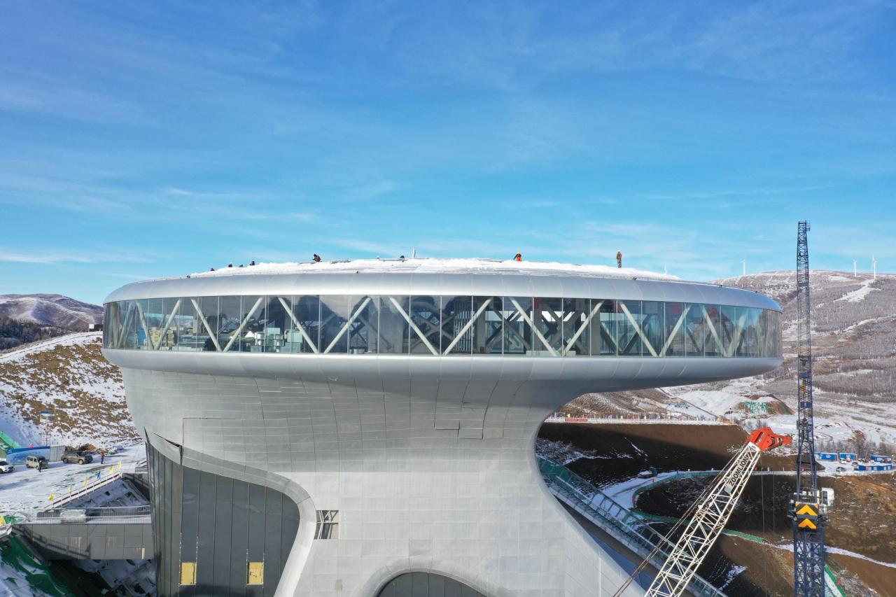 BIM建筑|国家跳台滑雪中心 / THAD 清华大学建筑设计研究院