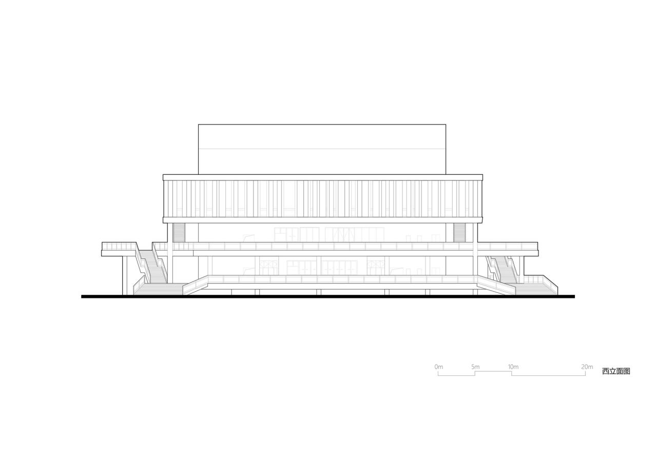 BIM建筑|宜黄一中综合楼 / 以靠建筑