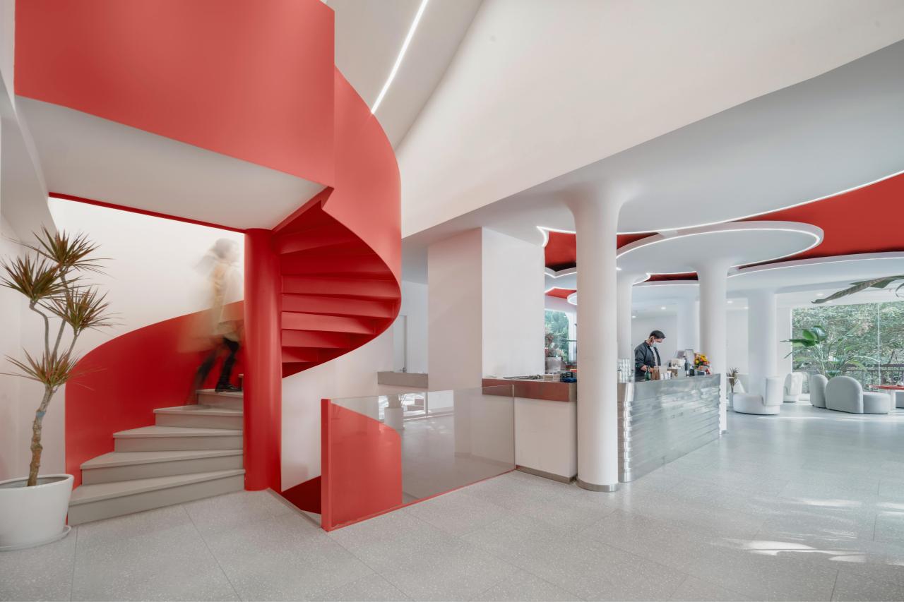 BIM建筑|白马涧龙池景区休闲餐吧 / 平介设计