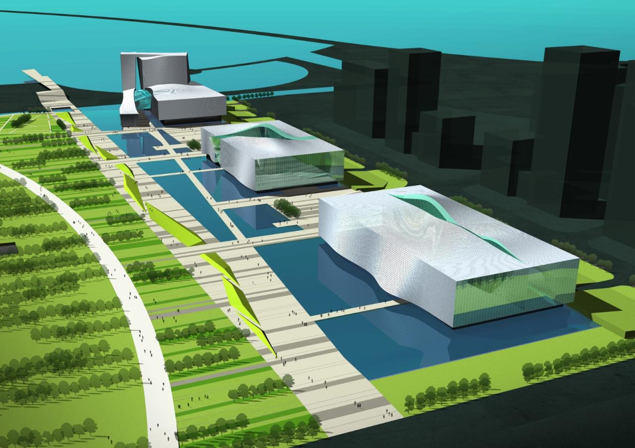 BIM建筑|深圳宝安文化区演艺中心 / 严迅奇建筑师事务所