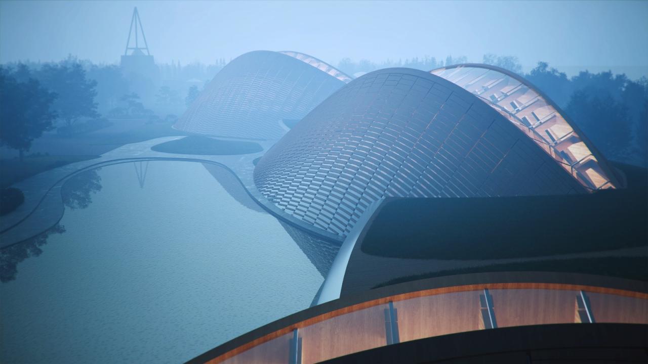 BIM建筑|三星堆博物馆新馆设计方案“三星堆之睛” / MAD