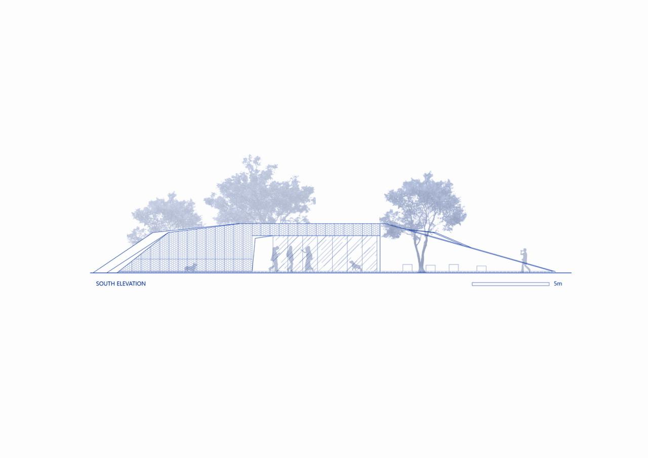 BIM建筑|沃土 | 琶洲保利体育公园服务中心 / 上海间筑设计