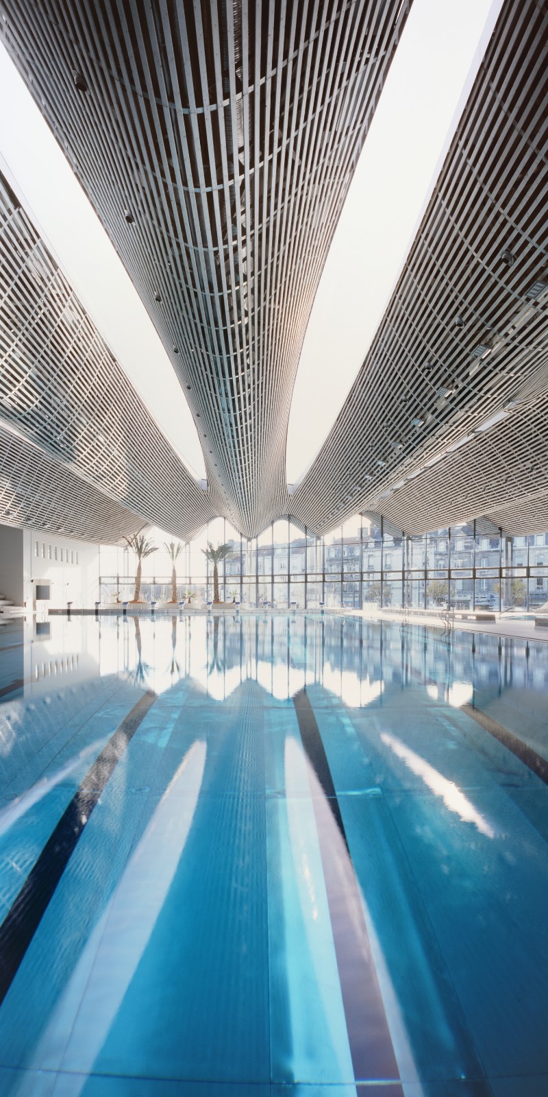 BIM建筑|波浪形屋面，UCPA大兰斯体育场 / Marc Mimram