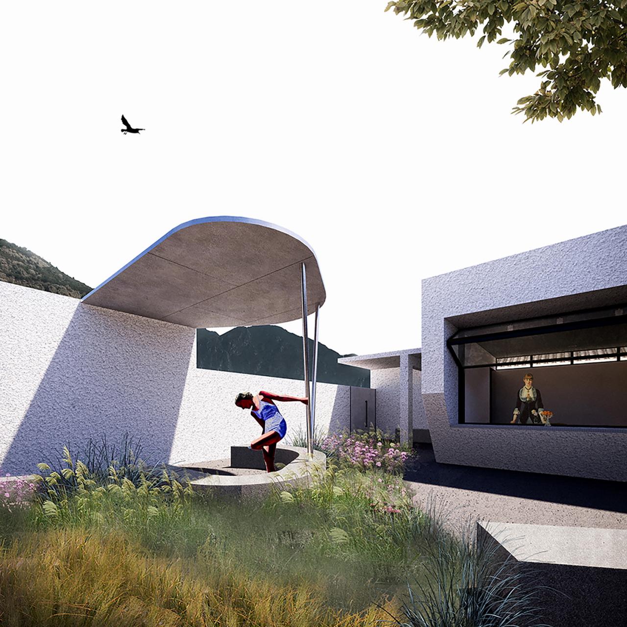 BIM建筑|孪生院子民宿 / 也似建筑