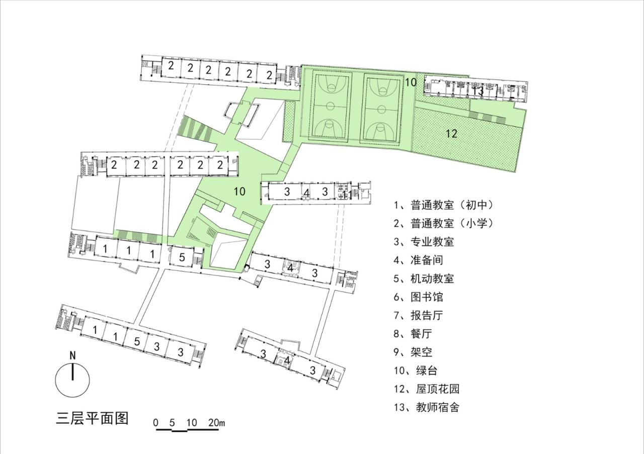 BIM建筑|深圳光明新区凤凰学校 / 深圳大学建筑设计研究院“钟中+钟波涛”工作室