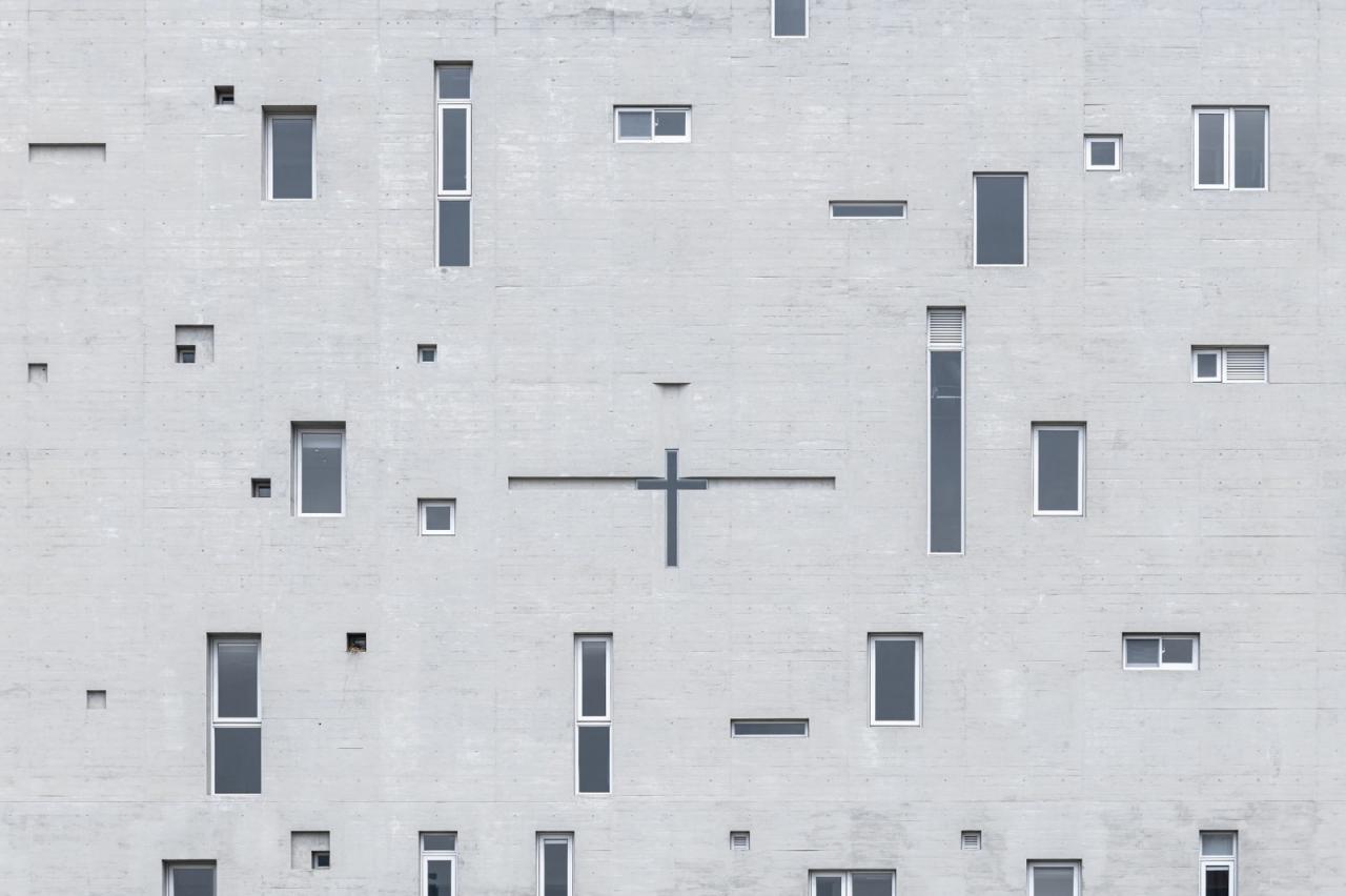 BIM建筑|垂直教堂，淡江教堂 / Behet Bondzio Lin Architekten