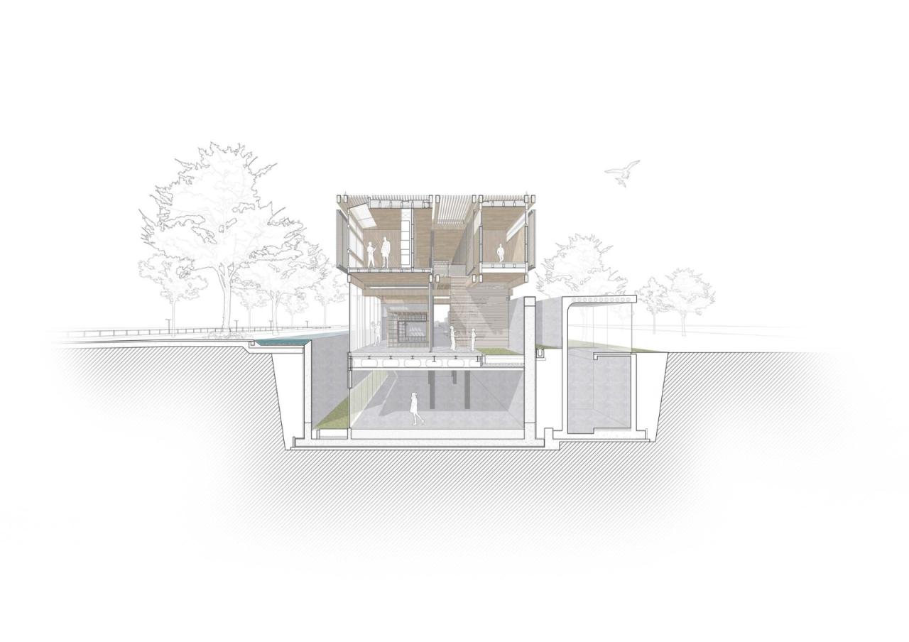 BIM建筑|杨浦滨江人民城市建设展示馆，人人馆 / 同济原作设计工作室