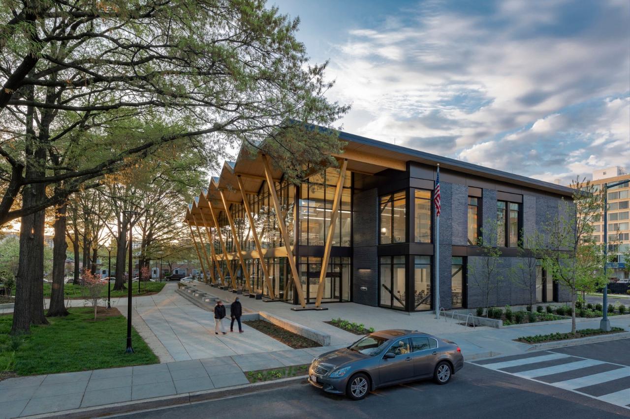 BIM建筑|DCPL 西南社区图书馆 / Perkins and Will