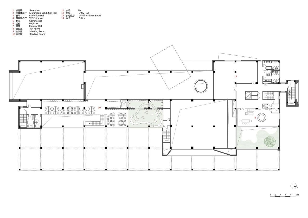 BIM建筑|白沙岛金融生态小镇社区中心 / URBANUS都市实践