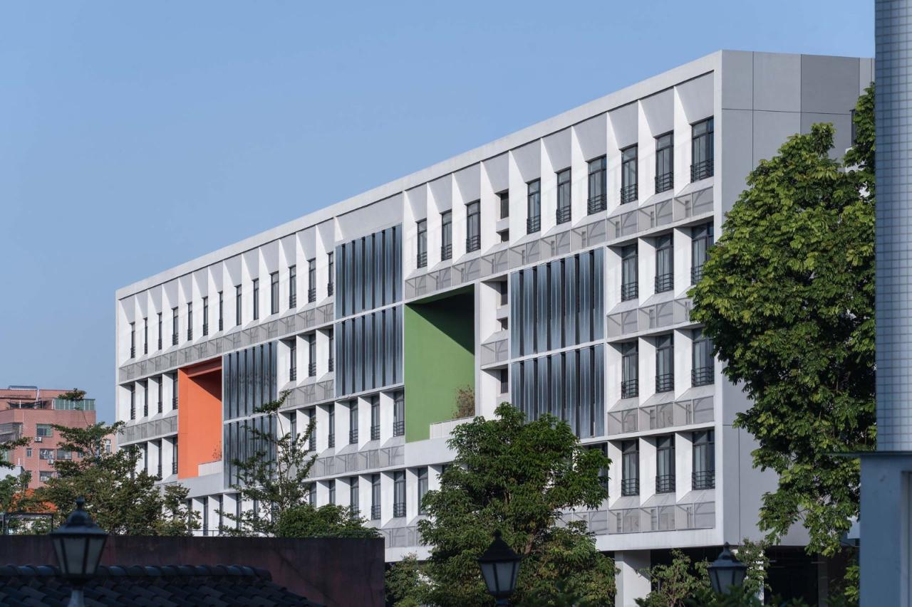 BIM建筑|深圳市龙华区行知中学 / 筑博设计-联合公设