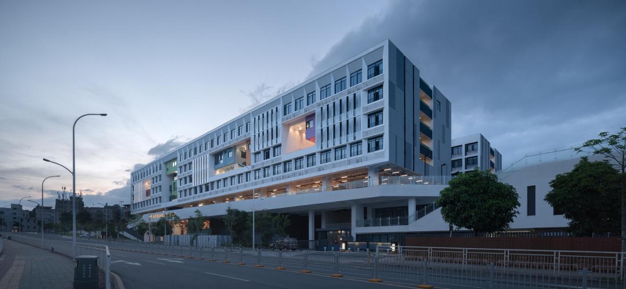 BIM建筑|深圳市龙华区行知中学 / 筑博设计-联合公设