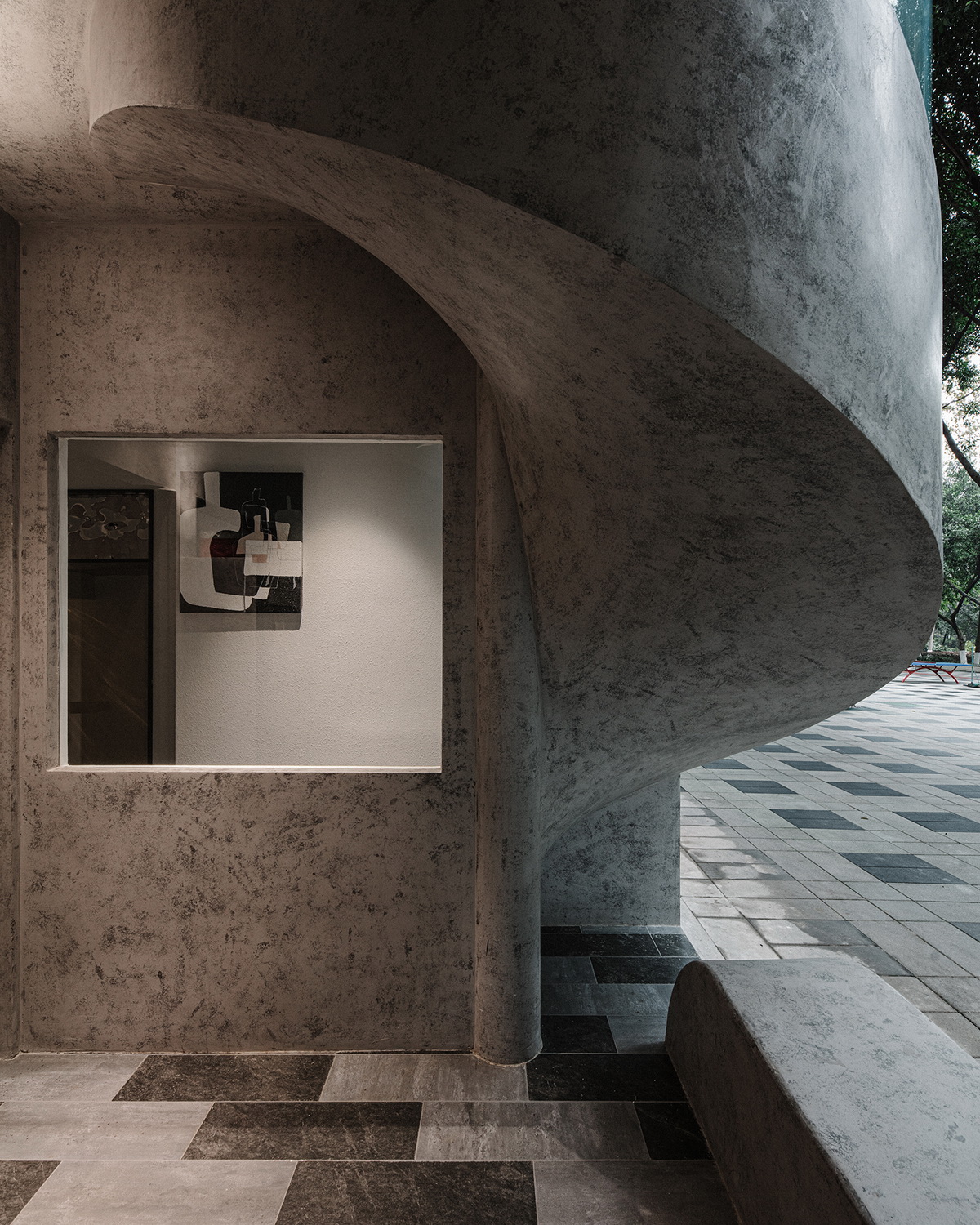 BIM建筑|Wine ahead - 歪头进来，慢慢摇摆 / itD studio