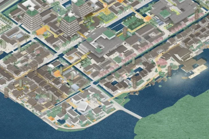 BIM建筑|中标候选方案 | 造物环：苏州青苔中日工业设计村 / line+、MLA+