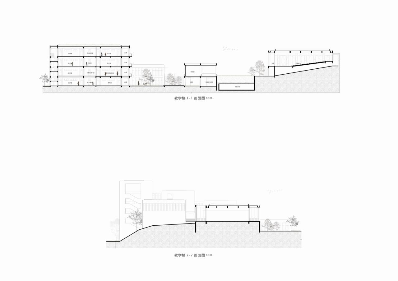 BIM建筑|黄甲小学扩建项目——秩序几何 / 本末建筑