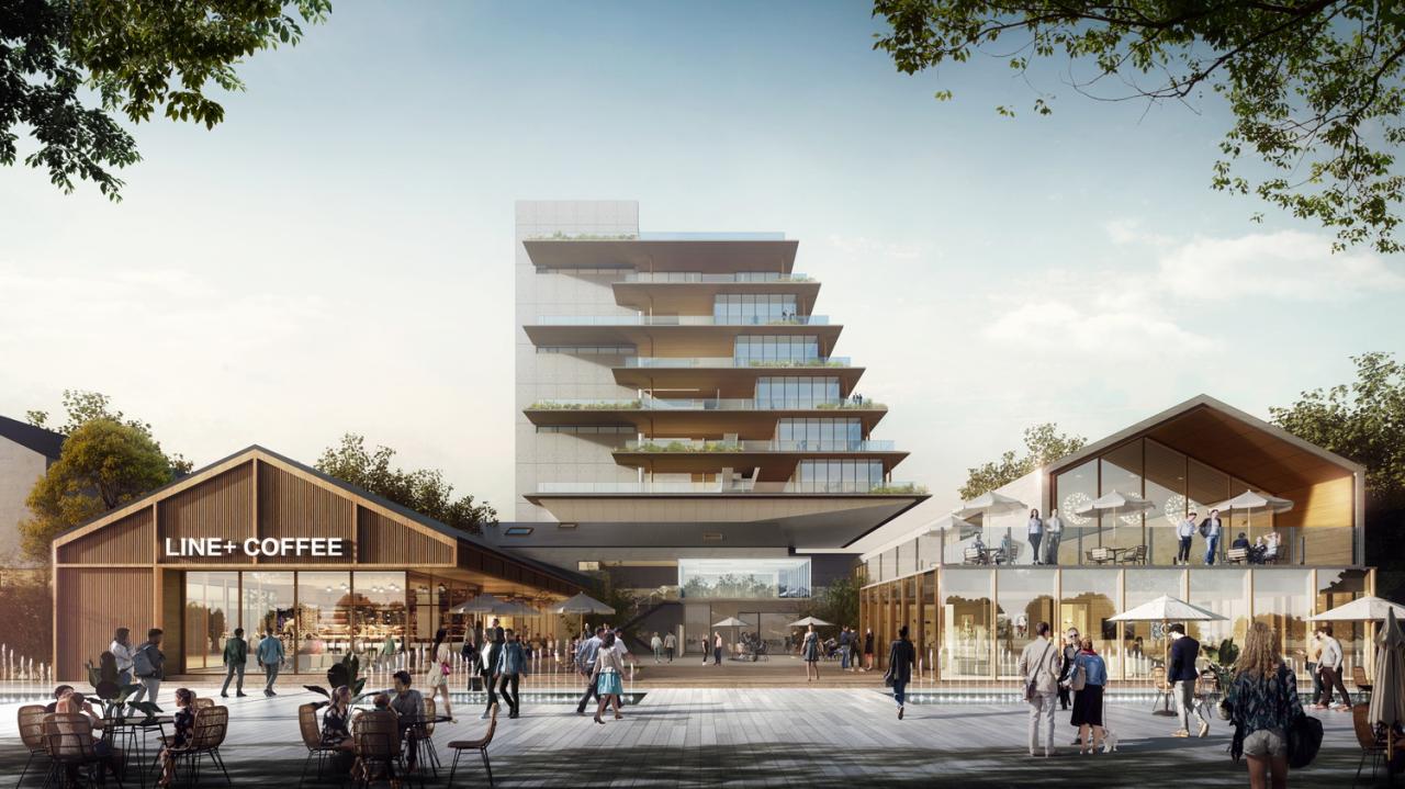 BIM建筑|中标候选方案 | 造物环：苏州青苔中日工业设计村 / line+、MLA+