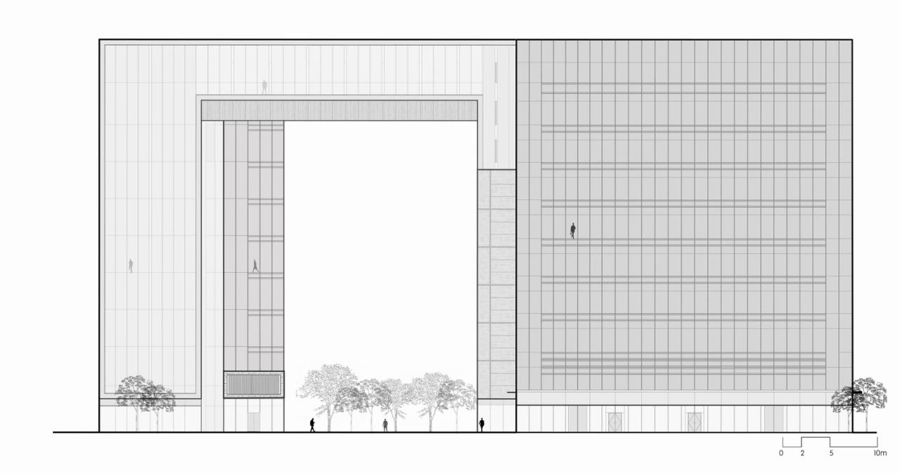 BIM建筑|gad作品 | 开合的立体庭园，杭州关瑞大厦