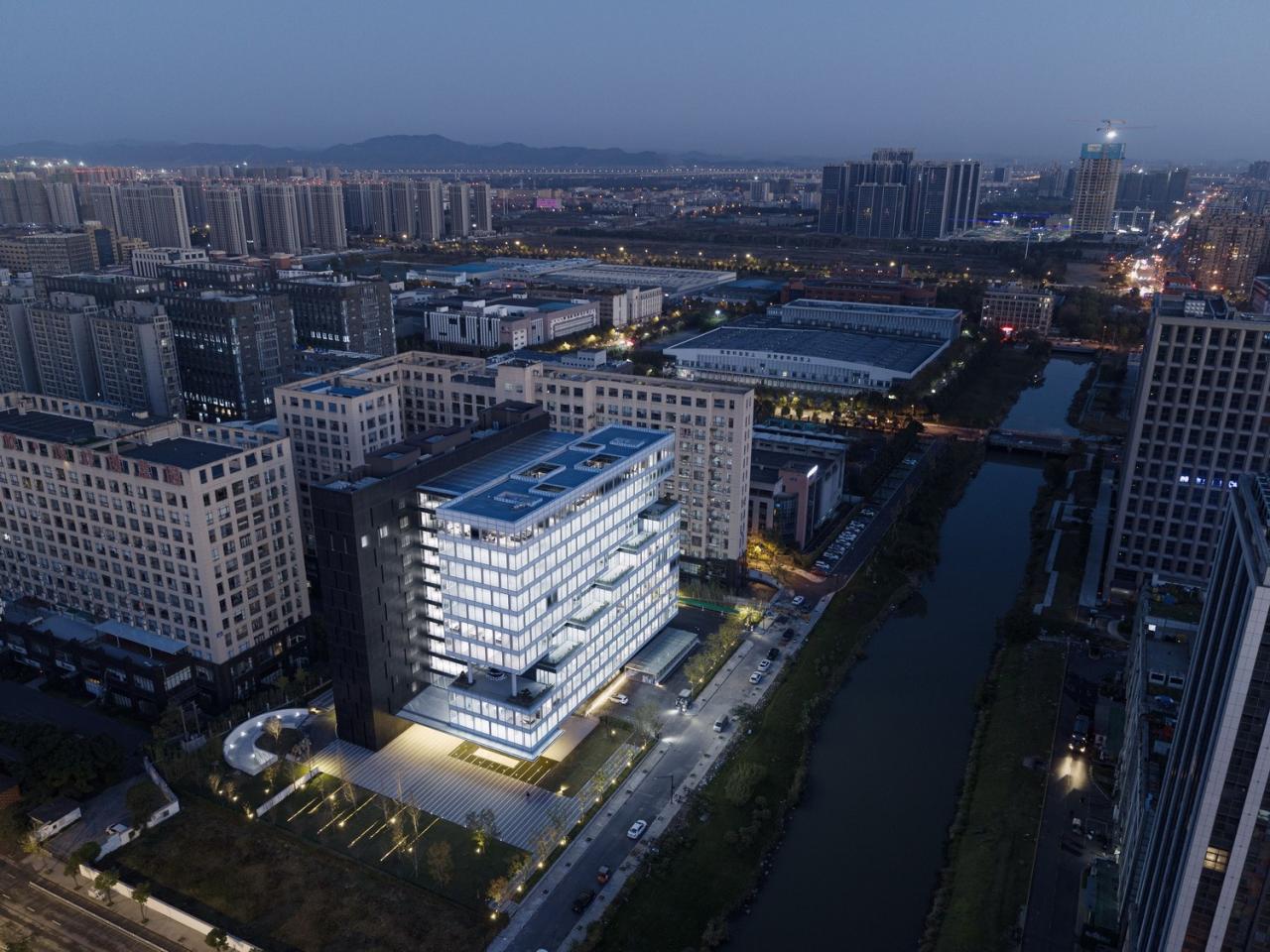 BIM建筑|杭州威星智能总部工程实录 / 孟凡浩-gad × line+