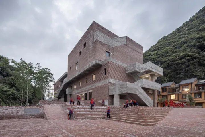 BIM建筑|江华瑶族水口镇如意村文化服务中心及特色工坊 / 地方工作室
