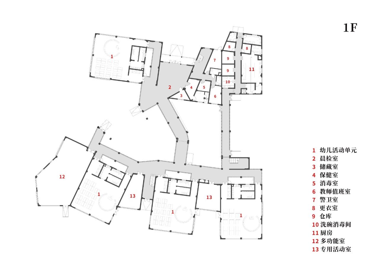BIM建筑|活力内核构筑迷你城池｜国科温州第一幼儿园 / 成执设计