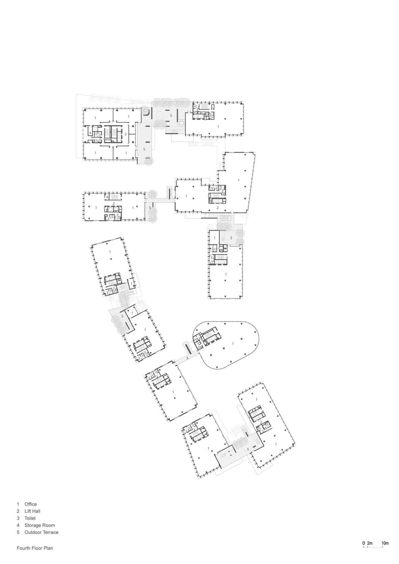 BIM建筑|成都麓湖漂浮总部办公楼 / 直向建筑
